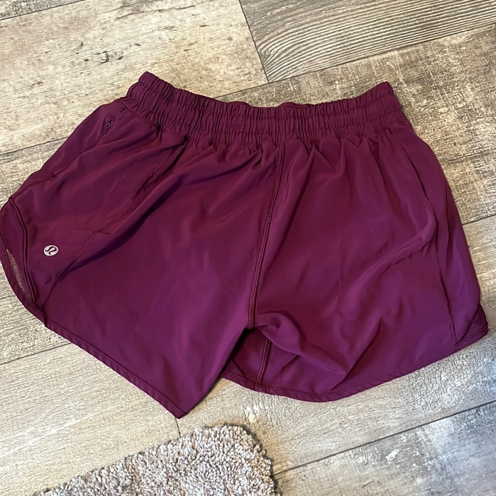 COPY - lululemon maroon shorts